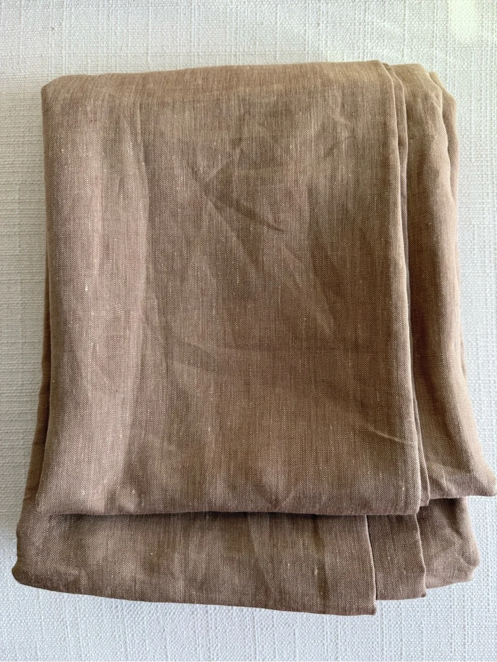 Pottery Barn Belgian Flax Linen Drape 1 Panel 50x108 Bronze